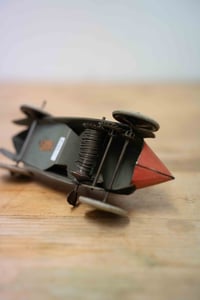 Image 5 of Vintage Clockwork Tinplate Toy Racecar by Greppert & Kelch