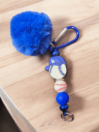 Pom pom keychain - LA