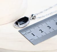 Image 6 of Sterling Silver 925 Black Zirconia jewelry set