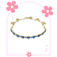 Image 1 of Evil Eye Stones Bracelet
