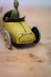 Image 5 of Circa 1920 Tinplate Clockwork Toy Racer by Greppert & Welch
