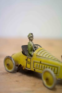 Image 2 of Circa 1920 Tinplate Clockwork Toy Racer by Greppert & Welch