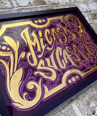 Image 5 of Mi Casa Su Casa  - Framed Reverse Painted and Gold Gilded Glass