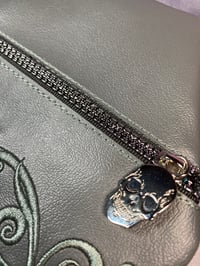 Image 2 of Coffin Crossbody - Scrollwork Skull