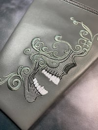 Image 3 of Coffin Crossbody - Scrollwork Skull