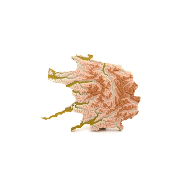 Image 2 of Olympic National Park 3D Topography Map