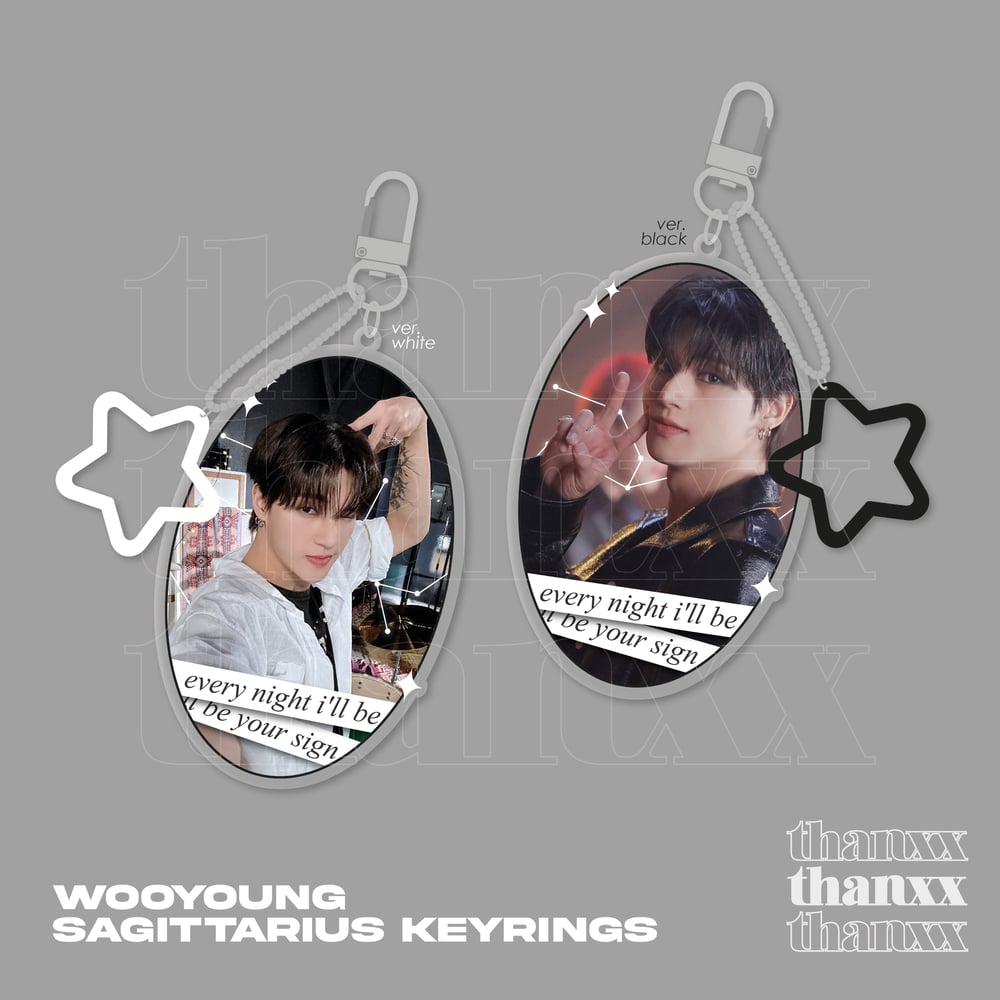 Image of Pre order | WOOYOUNG SAGITTARIUS KEYRINGS