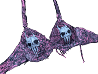 Image 1 of Pink Anxiety Skull Top