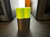 Image 1 of  2 cell 18650 battery holder