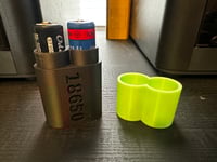 Image 2 of  2 cell 18650 battery holder