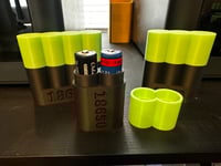 Image 4 of  2 cell 18650 battery holder