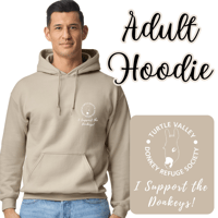 Image 1 of CLEARANCE SALE - Adult Desert Sand Donkey Hoodie
