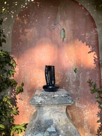 Image 4 of Sculptural Black Vase  #12 TERRA
