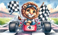 Image 1 of Checker Lion