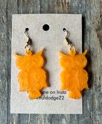 Image 1 of Owl holo orange