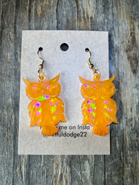 Image 2 of Owl holo orange