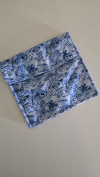 Image 1 of Stitch - velcro reusable snack baggie