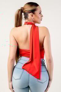 Image 2 of Valeria Bodysuit  (RED/ROJO)
