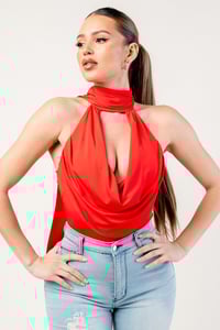 Image 3 of Valeria Bodysuit  (RED/ROJO)