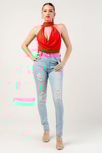 Image 4 of Valeria Bodysuit  (RED/ROJO)