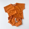 Matching set - boxy tshirt + baby shorties PDF pattern