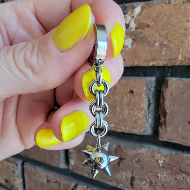 Flail earrings