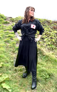 Image 11 of Stretch GAP shirt with La Rocka Rising Sun decals