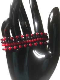 Image 3 of Red & Black Berry Bracelets