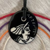 Image 1 of Porcelain Artemis Pendant