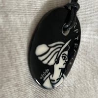 Image 3 of Porcelain Artemis Pendant