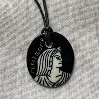 Image 3 of Porcelain Persephone Pendant