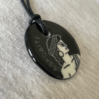 Image 2 of Porcelain Aphrodite Pendant