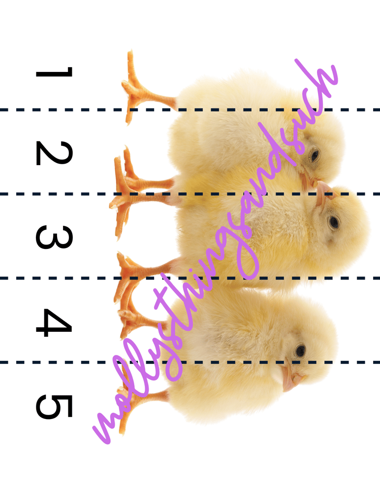 Image of Spring Number Puzzles