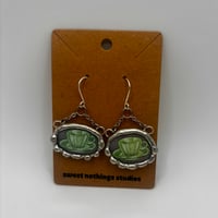 Tea Time Vignette Dangles (#1036)