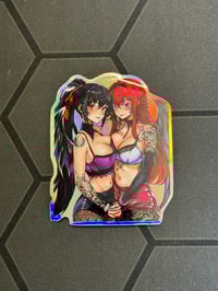 Image 2 of Rias/Akeno Holo Sticker 3 in