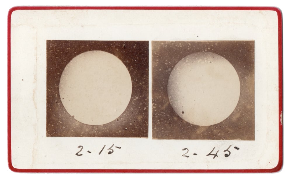 Image of Samuel Cooper: transit of Venus, UK December 1882
