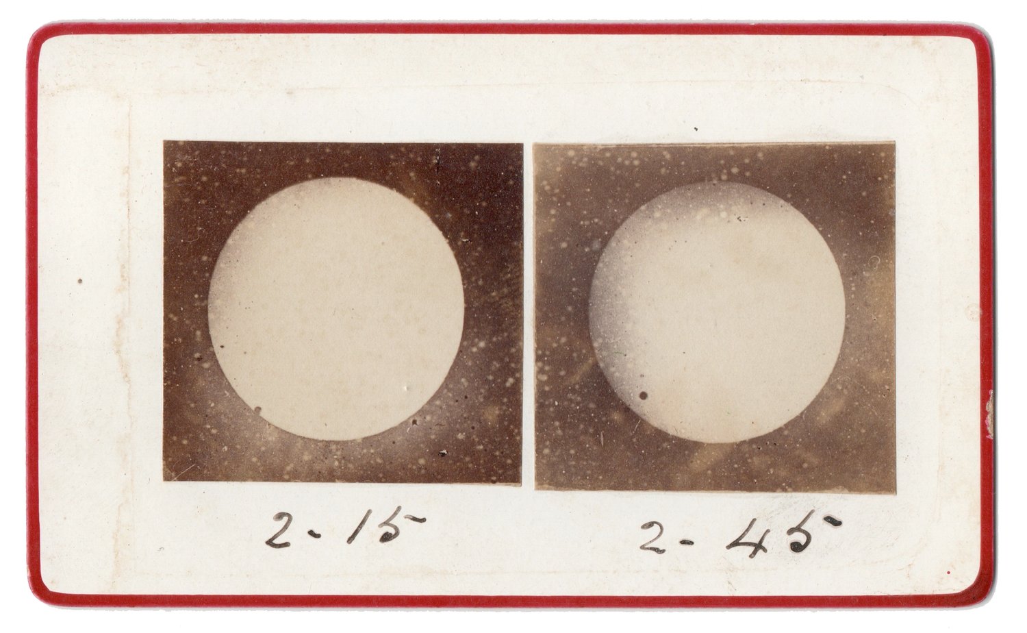 Image of Samuel Cooper: transit of Venus, UK December 1882