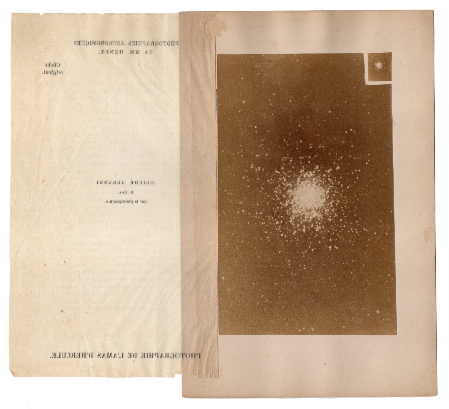 Image of Henry Frères: Photographie de l’amas d’Hercule, 1886