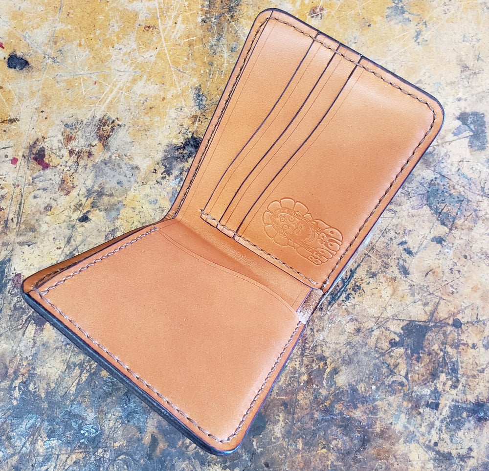 Image of Grateful Dead wallet Stealie Splat / Radiant JG handprint Billfold