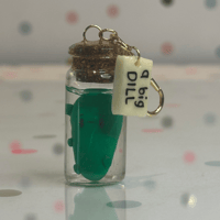 Image 2 of Big Dill Bottle Charm