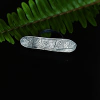 Image 2 of Leaf Impression Silver Ring