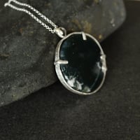 Image 3 of Magic of Nature Moss Agate Silver Pendant