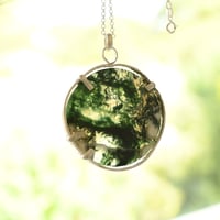 Image 2 of Magic of Nature Moss Agate Silver Pendant