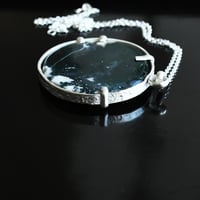 Image 1 of Magic of Nature Moss Agate Silver Pendant