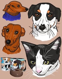 Image 1 of Pet Head Portrait (Digital Download Only)