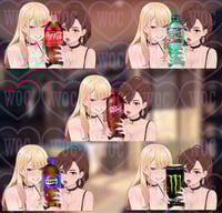 Image 1 of Cross Over Marin Kitagawa & Momo Ayase | Baja Blast | Coke | Pepsi | Dr. Pepper | Monster Energy