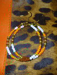 Beaded hoops