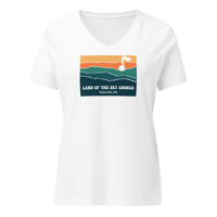 Image 3 of Land of the Sky Women’s Relaxed V-neck T-shirt