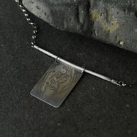 Image 3 of Gum Nut and Leaf Silver Art Necklace