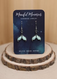 Image 3 of MERMAID FIN Charm Earrings
